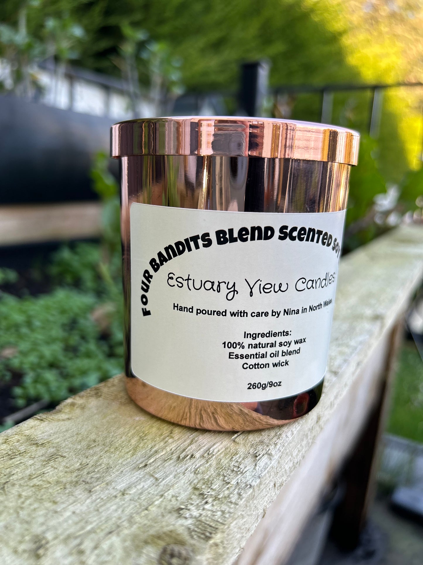 Four Bandits Essential Oil Blend Scented Soy Candle