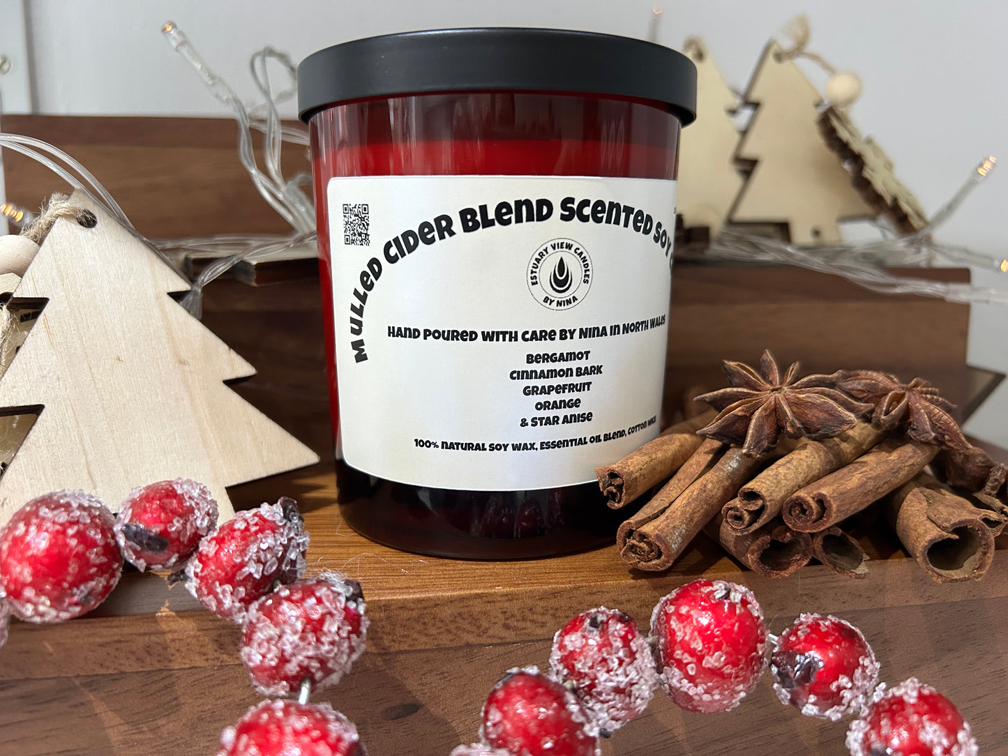 Mulled Cider Essential Oil Blend Scented Soy Candle