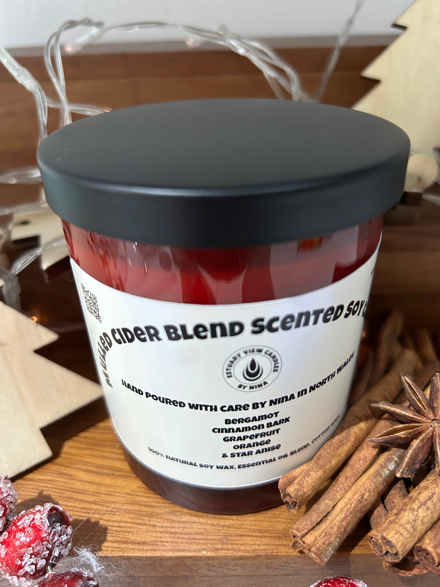 Mulled Cider Essential Oil Blend Scented Soy Candle