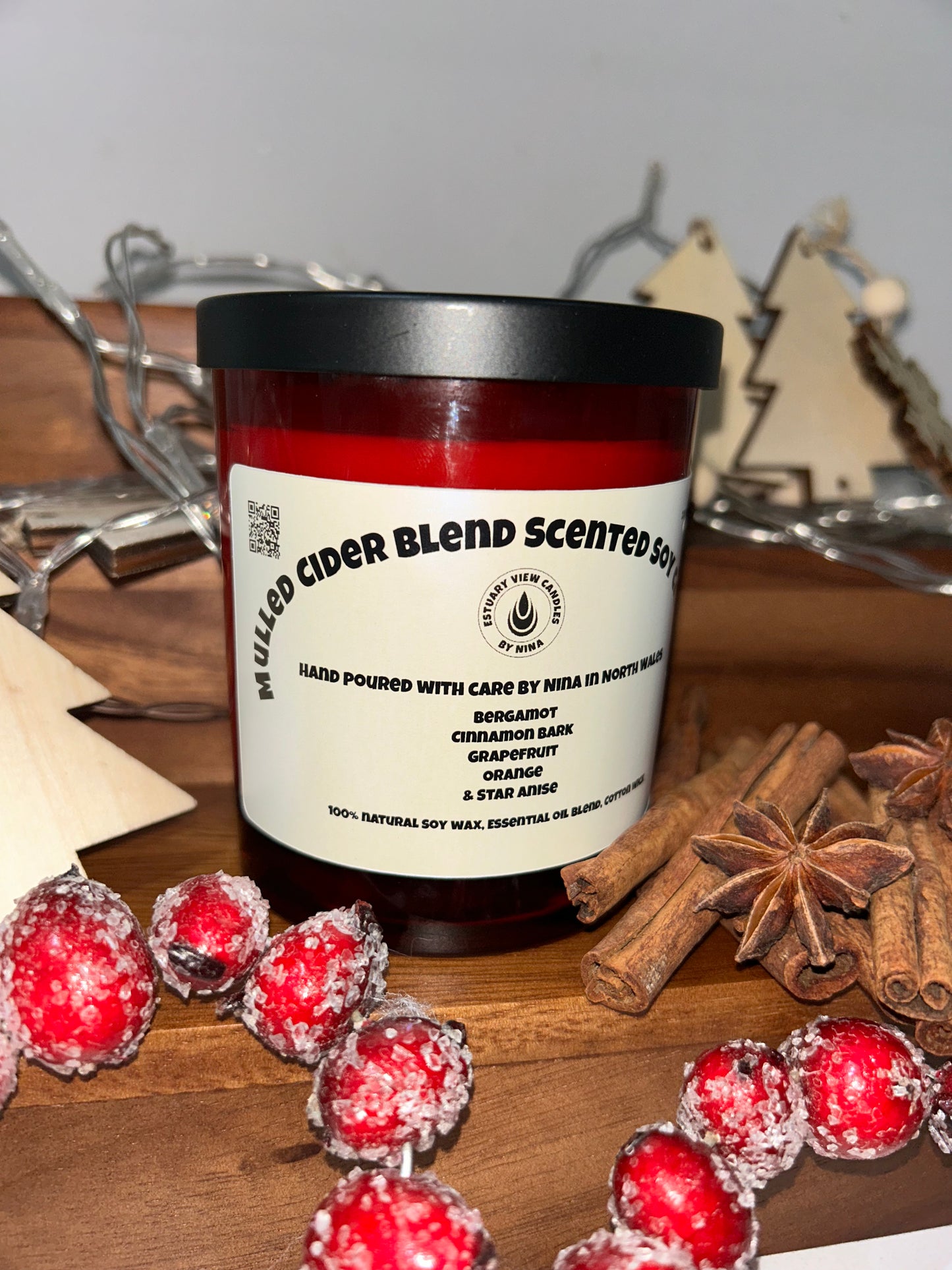 Mulled Cider Essential Oil Blend Scented Soy Candle