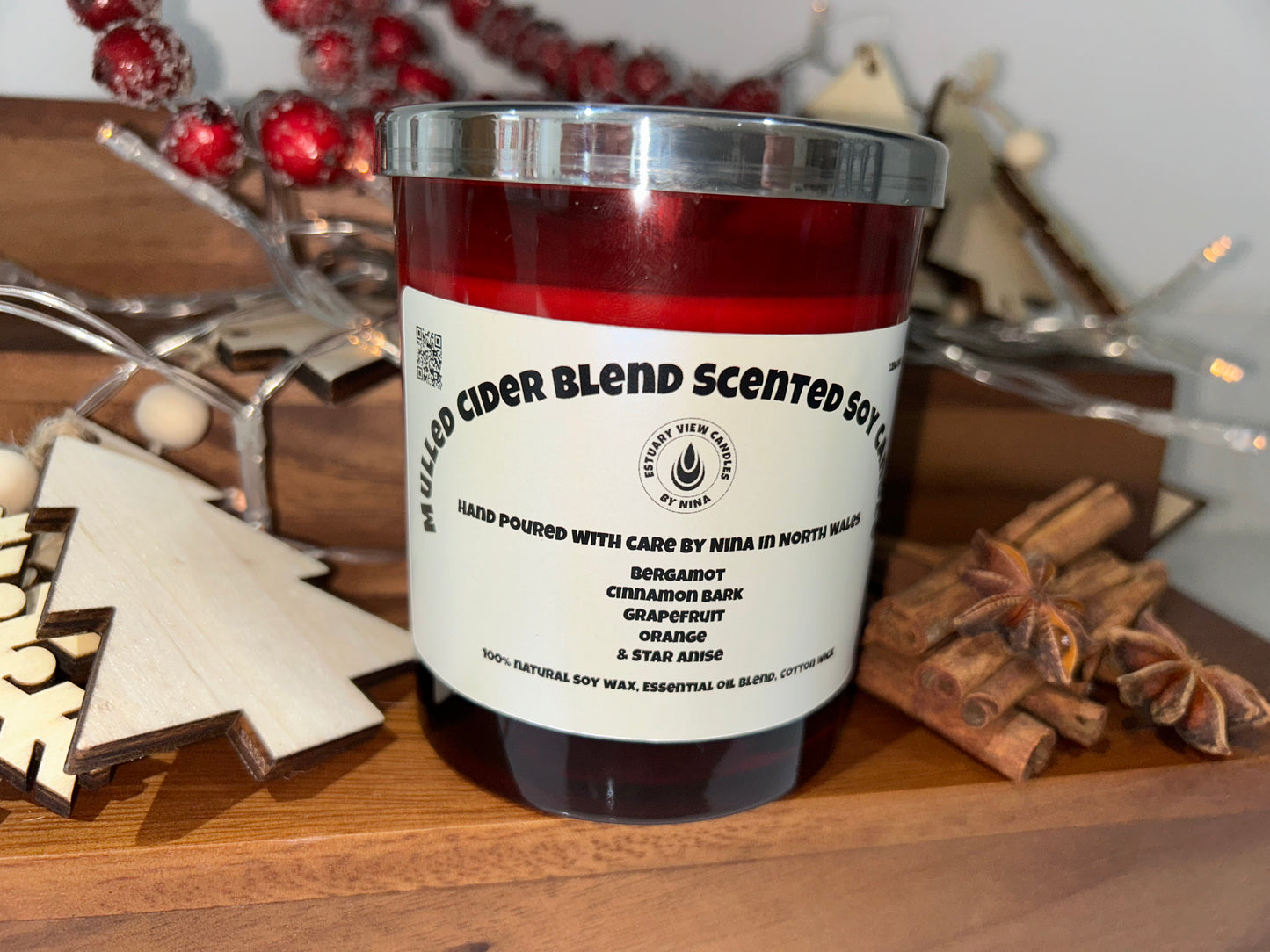 Mulled Cider Essential Oil Blend Scented Soy Candle