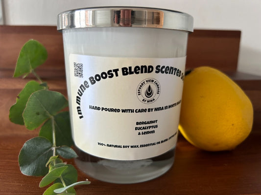 Immune Boost Essential Oil Blend Scented Soy Candle