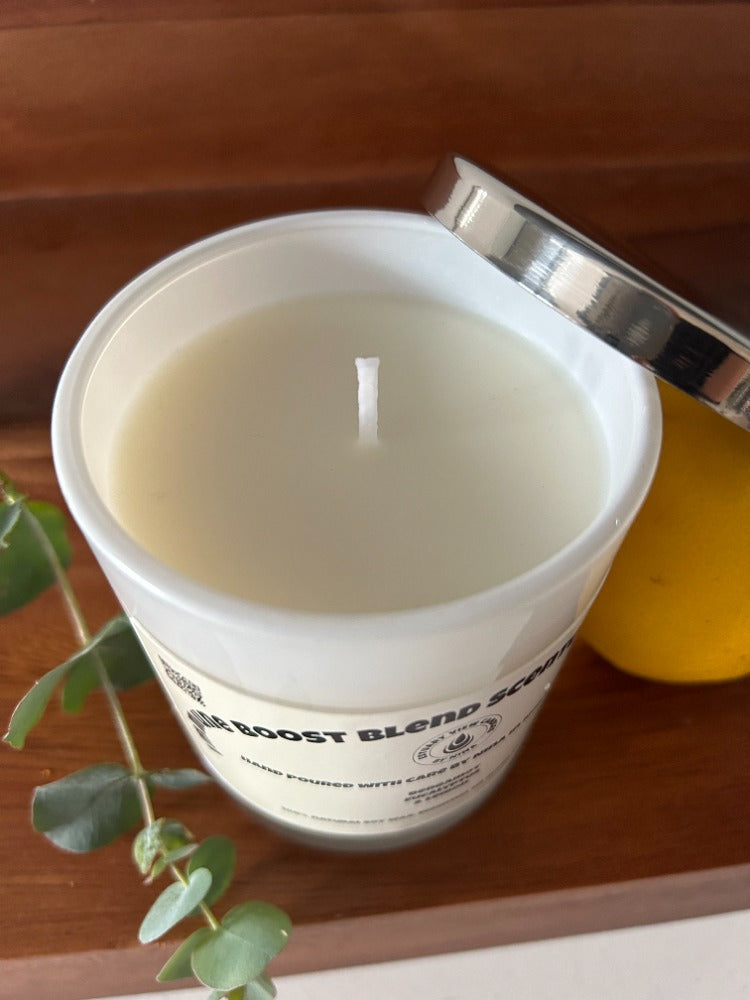 Immune Boost Essential Oil Blend Scented Soy Candle